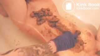 18yo alldoing Nina, part3, tasting shit 1st time!!