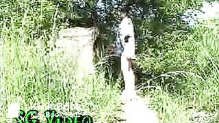 scat sg-0003 - shitting on rock in nature