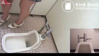 Cute Girl Pooping In Tokyo Toilet