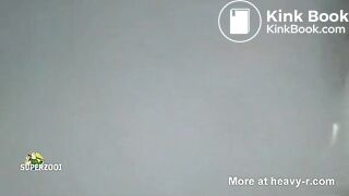 Girl taking a dump in public