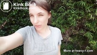 Outdoor Pooping Selfie From Teen