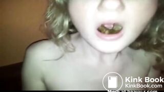 Young Teen Eats Scat