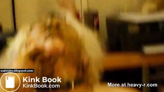 Messy Scat Play With Feet