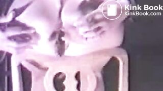 » Vintage pooping huge turd