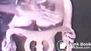 » Vintage pooping huge turd