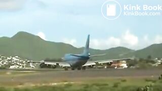 ana shitting on a plane