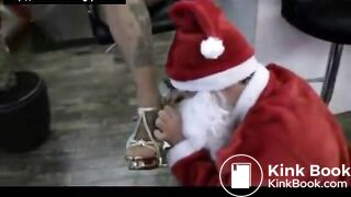 Santa Punished With Piss And Shit