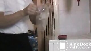 german woman messy shity