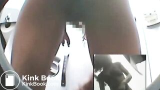 Girl poops on hidden toilet cam2