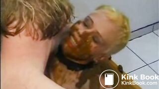 Shit Eating Lingerie Blonde