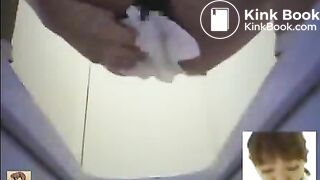 Pretty nurse from Tokyo shitting in the toilet - Japanese toilet cameras and scat porn