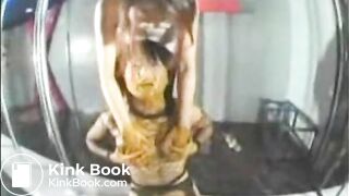 Asian Girl Covered In Poop