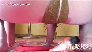 Lady Eating Scat