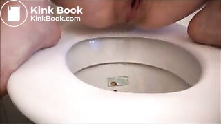 Poo on toilet