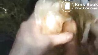 Guy stealing shit and jerking off to it