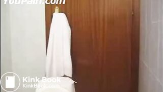 Taking A Shit On A Plastic Stool