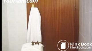 Taking A Shit On A Plastic Stool