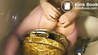 Girl monster dump play