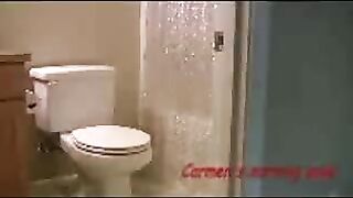 pornativecom - Pornativecom - Girl Pooping And Farting On Toilet