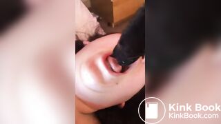 Scat queen BBWendi gets fucked, eats shit and cum