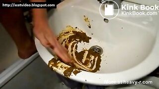 Shitting In The Bathroom Sink