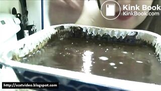 Obese Monster Bakes A Scat Cake