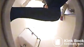 Webcam from inside of public toilet in Toky - Japanese toilet cameras and scat porn