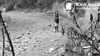 Scat - Ness & Lucy - Lucy Shitting Outdoormpeg