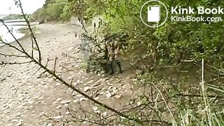 Scat - Ness & Lucy - Lucy Shitting Outdoormpeg