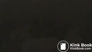 Hairy lesbian performs nasty enema