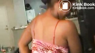 Negress pround to poop in front of cam