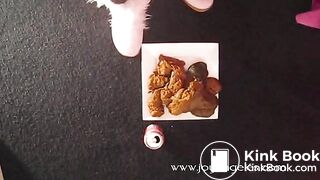 Scat Girl Shitting On Plate