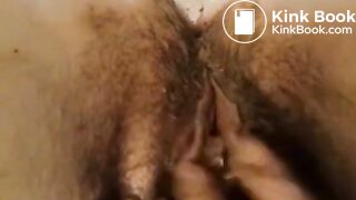 Hairy Lady Scat Masturbation