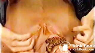 Scat Slut Spit Roasted and shit smeared