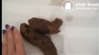 Girl Shitting On The Floor