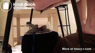 Girls pooping in slaves mouth