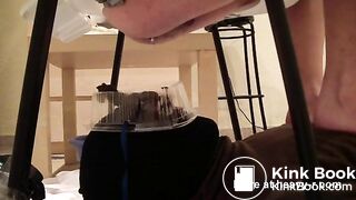 Girls pooping in slaves mouth