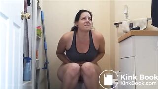 pooping shitting