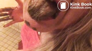 Toilet Pig Feasting on Her own Filth:)