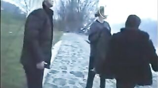 Three girls shitting