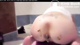 Shitty anal dildo