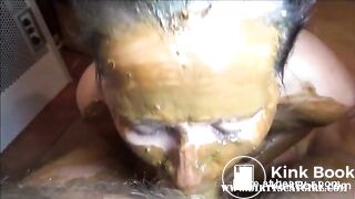 Scat Deepthroat Blowjob