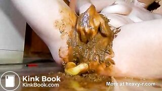 Pushing Shit In Cunt