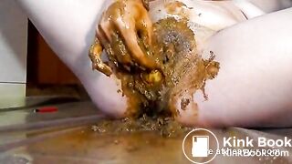 Pushing Shit In Cunt