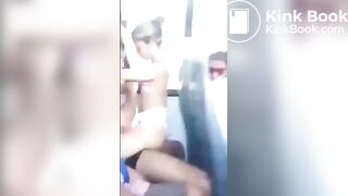 fucking in bus amateur couple