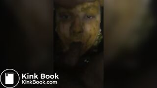 Scat Toilet slave BBWendi eats her masters shit
