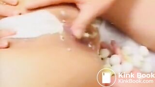 Scat lesbian eel enema fetish