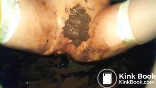 Beautiful webcam scat play girl4