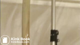 Installation of human toilet by Yuuki Aoi