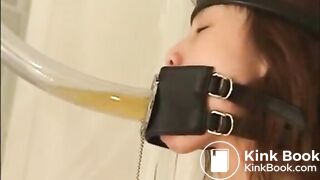 Installation of human toilet by Yuuki Aoi